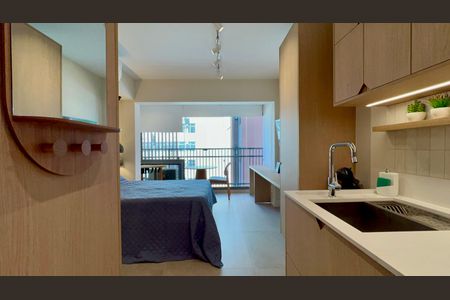Studio para alugar com 33m², 1 quarto e sem vaga Studio para alugar com 33m², 1 quarto e sem vagaCozinha