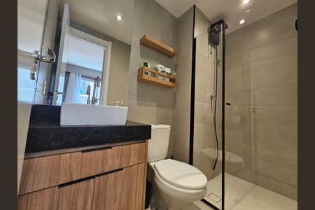 Studio para alugar com 26m², 1 quarto e sem vaga Studio para alugar com 26m², 1 quarto e sem vagaBanheiro