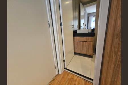 Studio para alugar com 26m², 1 quarto e sem vaga Studio para alugar com 26m², 1 quarto e sem vagaBanheiro