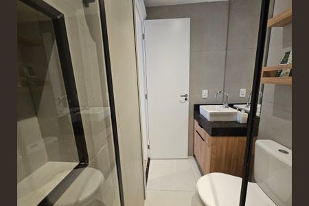 Studio para alugar com 26m², 1 quarto e sem vaga Studio para alugar com 26m², 1 quarto e sem vagaBanheiro