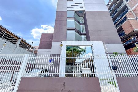 Studio para alugar com 30m², 1 quarto e sem vagaFachada com Plaquinha