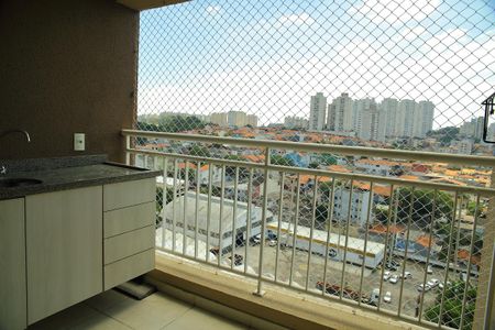 Varanda da Sala de apartamento à venda com 2 quartos, 69m² em Centro, São Bernardo do Campo