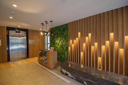 Studio para alugar com 27m², 1 quarto e sem vagaHall social