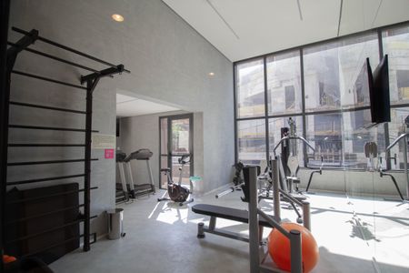 Studio para alugar com 27m², 1 quarto e sem vagaAcademia