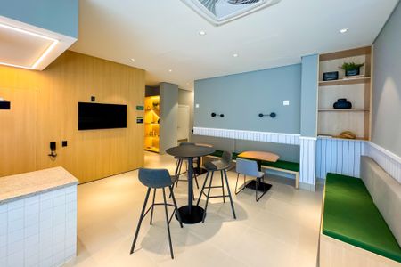 Studio para alugar com 27m², 1 quarto e sem vagaÁrea comum - Salão de festas