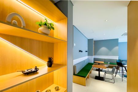 Studio para alugar com 27m², 1 quarto e sem vagaÁrea comum - Salão de festas