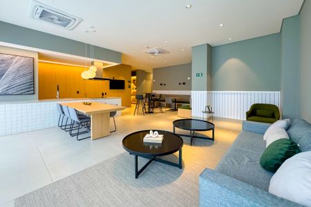 Studio para alugar com 27m², 1 quarto e sem vagaÁrea comum - Salão de festas