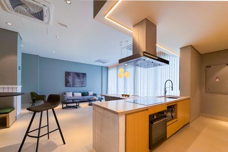 Studio para alugar com 27m², 1 quarto e sem vagaÁrea comum - Salão de festas