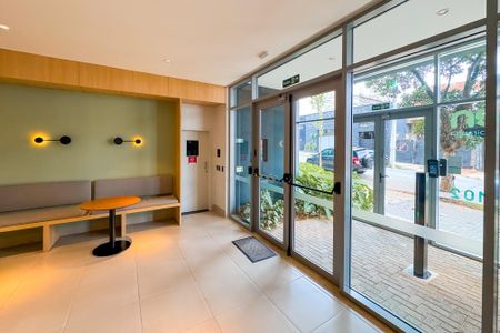 Studio para alugar com 27m², 1 quarto e sem vagaHall social