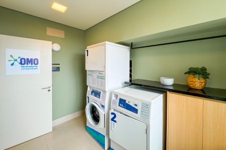 Studio para alugar com 27m², 1 quarto e sem vagaLavanderia