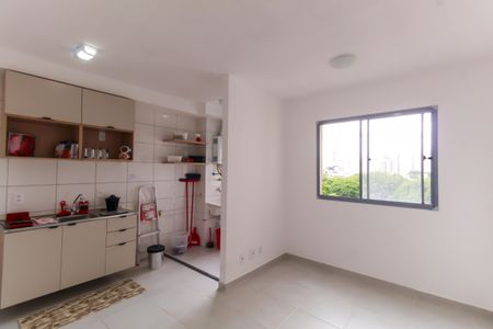 Sala/Cozinha de apartamento para alugar com 1 quarto, 35m² em Mooca, São Paulo