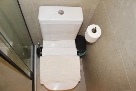 Banheiro de kitnet/studio à venda com 1 quarto, 24m² em Santa Cecilia, São Paulo