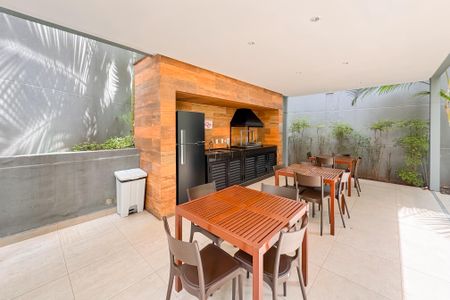 Studio para alugar com 26m², 1 quarto e sem vagaChurrasqueira