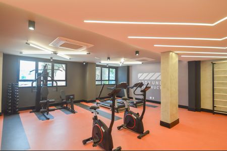 Apartamento para alugar com 25m², 1 quarto e sem vaga Apartamento para alugar com 25m², 1 quarto e sem vagaÁrea comum - Academia