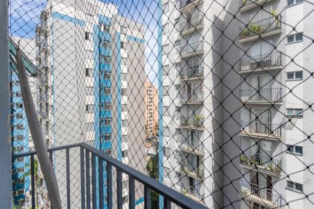 Varanda da sala  de apartamento à venda com 2 quartos, 48m² em Vila Santa Luzia, Diadema