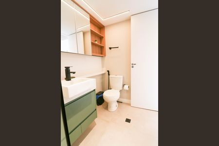 Studio para alugar com 34m², 1 quarto e sem vaga Studio para alugar com 34m², 1 quarto e sem vagaBanheiro Social