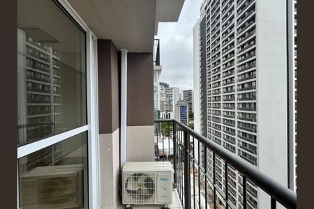 Studio à venda com 25m², 1 quarto e sem vagaVaranda