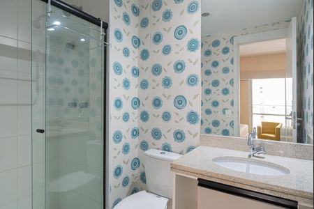 Studio para alugar com 42m², 1 quarto e sem vaga Studio para alugar com 42m², 1 quarto e sem vagaBanheiro