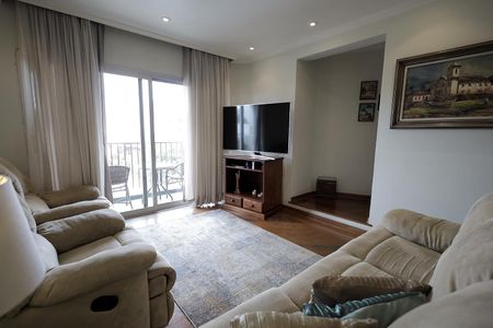 Sala de apartamento à venda com 3 quartos, 140m² em Vila Valparaíso, Santo André