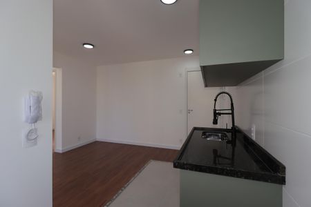 Cozinha de apartamento para alugar com 2 quartos, 47m² em Campestre, Santo André