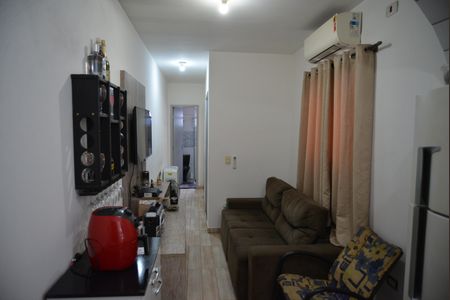 Sala de apartamento à venda com 2 quartos, 80m² em Vila Valparaíso, Santo André