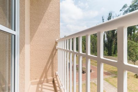 Sacada da Sala de apartamento para alugar com 2 quartos, 48m² em Vila Mogilar, Mogi das Cruzes