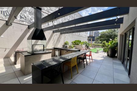 Studio à venda com 28m², 1 quarto e sem vagaChurrasqueira