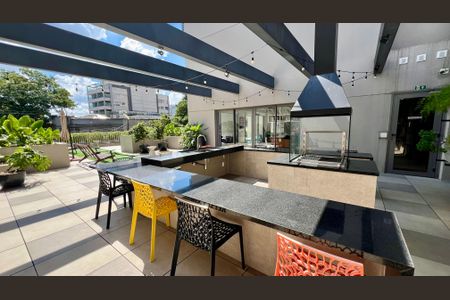 Studio à venda com 28m², 1 quarto e sem vagaChurrasqueira