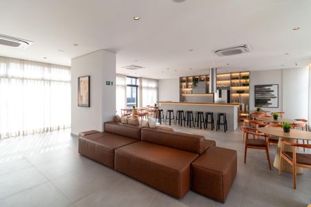 Studio para alugar com 28m², 1 quarto e sem vaga Studio para alugar com 28m², 1 quarto e sem vagaÁrea comum - Salão de festas