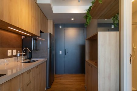 Studio para alugar com 28m², 1 quarto e sem vaga Studio para alugar com 28m², 1 quarto e sem vagaCozinha