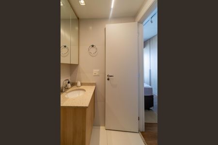 Studio para alugar com 28m², 1 quarto e sem vaga Studio para alugar com 28m², 1 quarto e sem vagaBanheiro