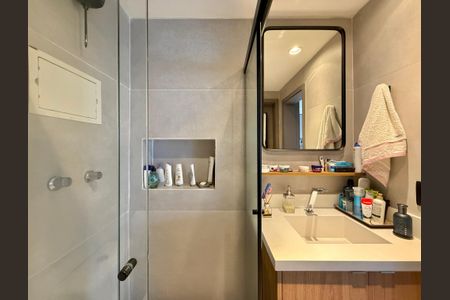 Apartamento à venda com 37m², 0 quarto e 1 vaga Apartamento à venda com 37m², 0 quarto e 1 vagaBanheiro