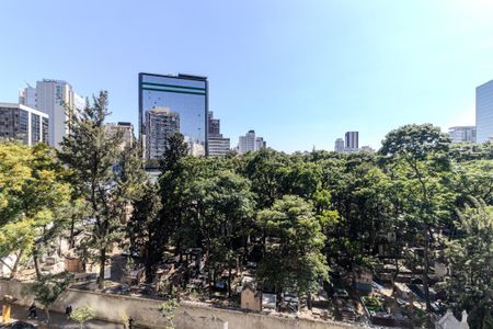 Vista Varanda de kitnet/studio para alugar com 1 quarto, 30m² em Higienópolis, São Paulo