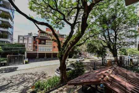 Vista da Sacada da Sala de casa de condomínio à venda com 3 quartos, 330m² em Bela Vista, Porto Alegre
