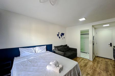 Studio para alugar com 27m², 1 quarto e sem vagaSala/Quarto