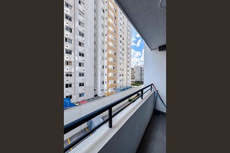 Studio para alugar com 27m², 1 quarto e sem vagaVaranda