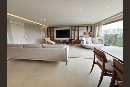 Sala de apartamento à venda com 3 quartos, 166m² em Campo Belo, São Paulo