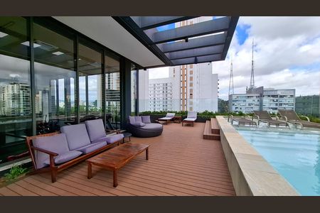 Studio para alugar com 24m², 1 quarto e sem vaga Studio para alugar com 24m², 1 quarto e sem vagaÁrea Comum - Piscina