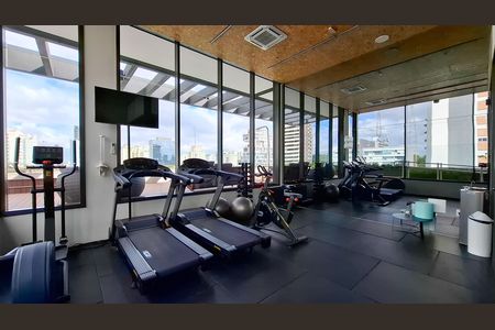 Studio para alugar com 24m², 1 quarto e sem vaga Studio para alugar com 24m², 1 quarto e sem vagaÁrea Comum - Academia