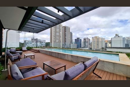 Studio para alugar com 24m², 1 quarto e sem vaga Studio para alugar com 24m², 1 quarto e sem vagaÁrea Comum - Piscina