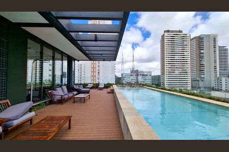 Studio para alugar com 24m², 1 quarto e sem vaga Studio para alugar com 24m², 1 quarto e sem vagaÁrea Comum - Piscina