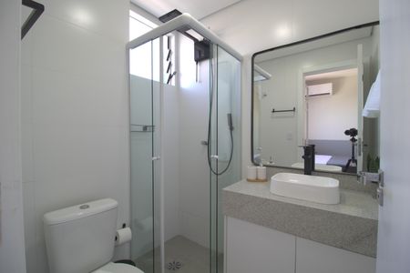 Banheiro Social de apartamento para alugar com 1 quarto, 34m² em Centro, Florianópolis