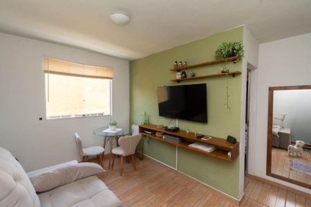 Sala de apartamento à venda com 2 quartos, 45m² em Eldorado, Contagem