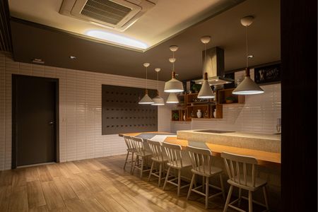 Studio para alugar com 36m², 1 quarto e 1 vaga Studio para alugar com 36m², 1 quarto e 1 vagaÁrea comum - Salão Gourmet