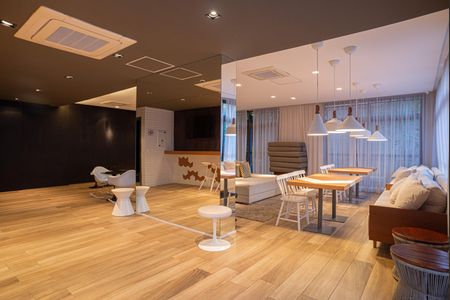 Studio para alugar com 36m², 1 quarto e 1 vaga Studio para alugar com 36m², 1 quarto e 1 vagaÁrea comum - Salão de festas