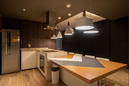 Studio para alugar com 36m², 1 quarto e 1 vaga Studio para alugar com 36m², 1 quarto e 1 vagaÁrea comum - Salão Gourmet