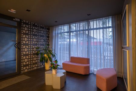 Studio para alugar com 36m², 1 quarto e 1 vaga Studio para alugar com 36m², 1 quarto e 1 vagaÁrea comum - Hall Social