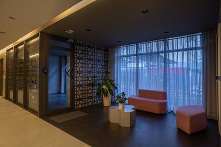 Studio para alugar com 36m², 1 quarto e 1 vaga Studio para alugar com 36m², 1 quarto e 1 vagaÁrea comum - Hall Social