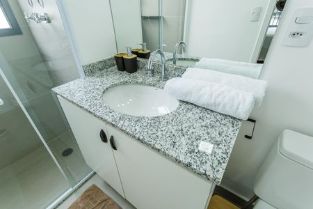 Apartamento para alugar com 41m², 1 quarto e 1 vagaBanheiro da Suíte