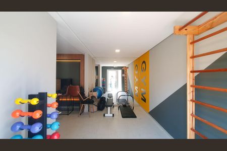 Apartamento para alugar com 24m², 1 quarto e sem vagaAcademia